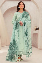 Coco by Zara 1079 – 3PC Chikankari Embroidered Lawn Suit with Voile Dupatta